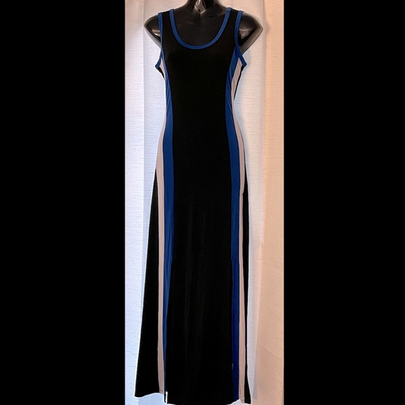 Calvin Klein Striped Stretch Maxi - Picture 2 of 11